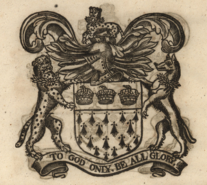 The coat of arms of the Skinners’
                    Company, from Stow (1633).
                    [Full size
                    image]