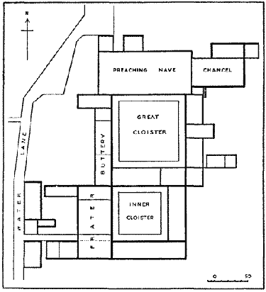 Blackfriars monastery. Courtesy of Wikimedia Commons.