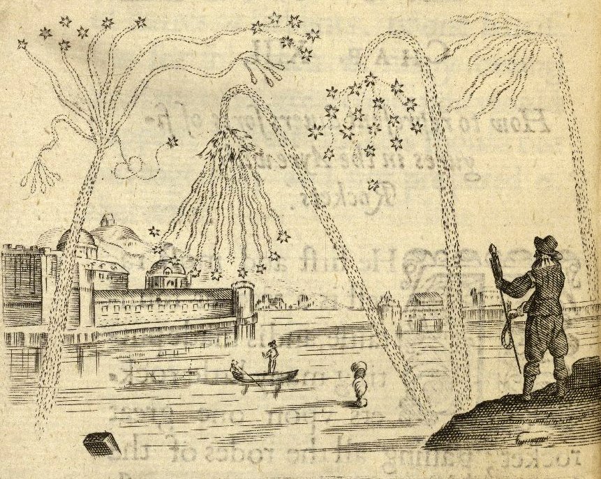 A treatise of artificial fire-vvorks both for vvarres
                            and recreation, 1629. Image courtesy of LUNA at
                        the Folger Shakespeare Library.