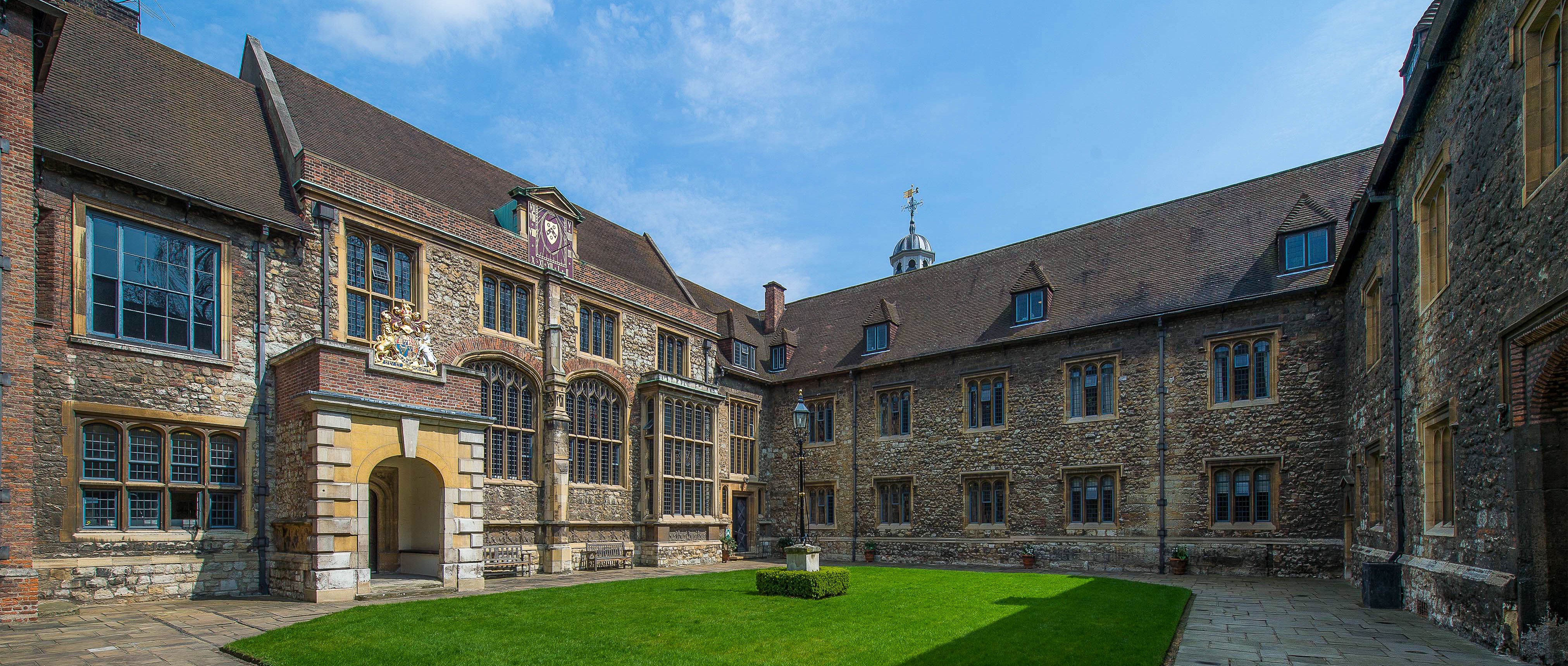 The Charterhouse Great Hall, designed in the sixteenth century by Sir Edward North. Image courtesy of the The Charterhouse.