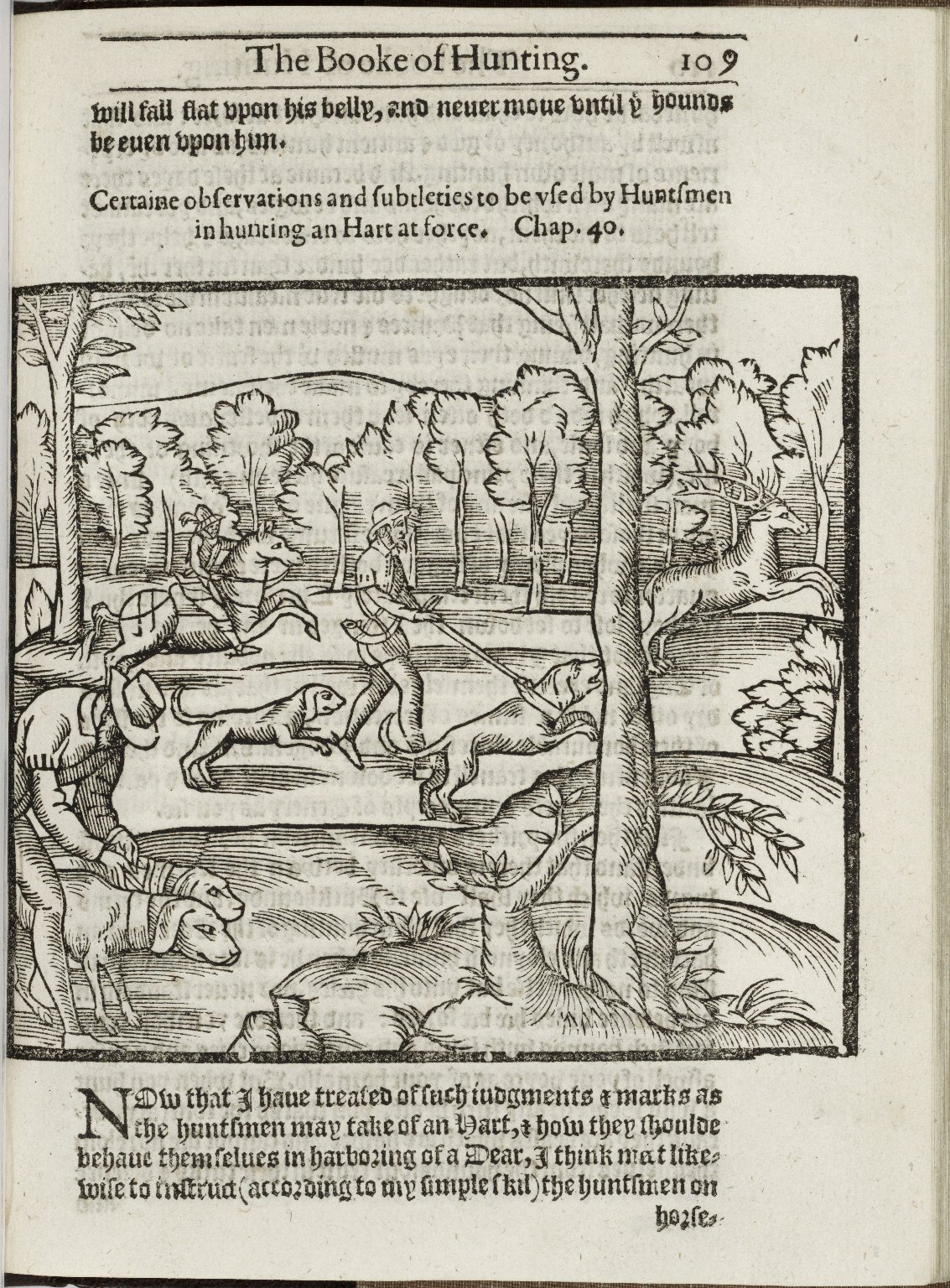 From The Noble Art of Venerie by George Gascoigne, 1611. Image courtesy of LUNA at the Folger Shakespeare Library.