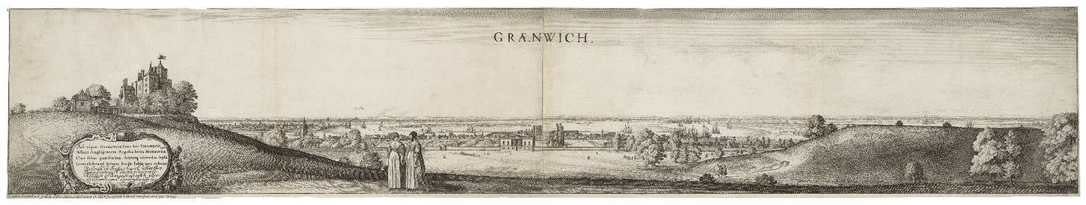 View of Greenwich by Wenceslaus Hollar. Image courtesy of the Folger Digital Image Collection.