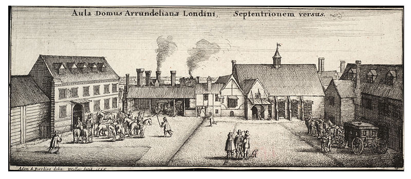 Arundel House, from the North by Wenceslas Hollar. Courtesy of Wikimedia Commons.