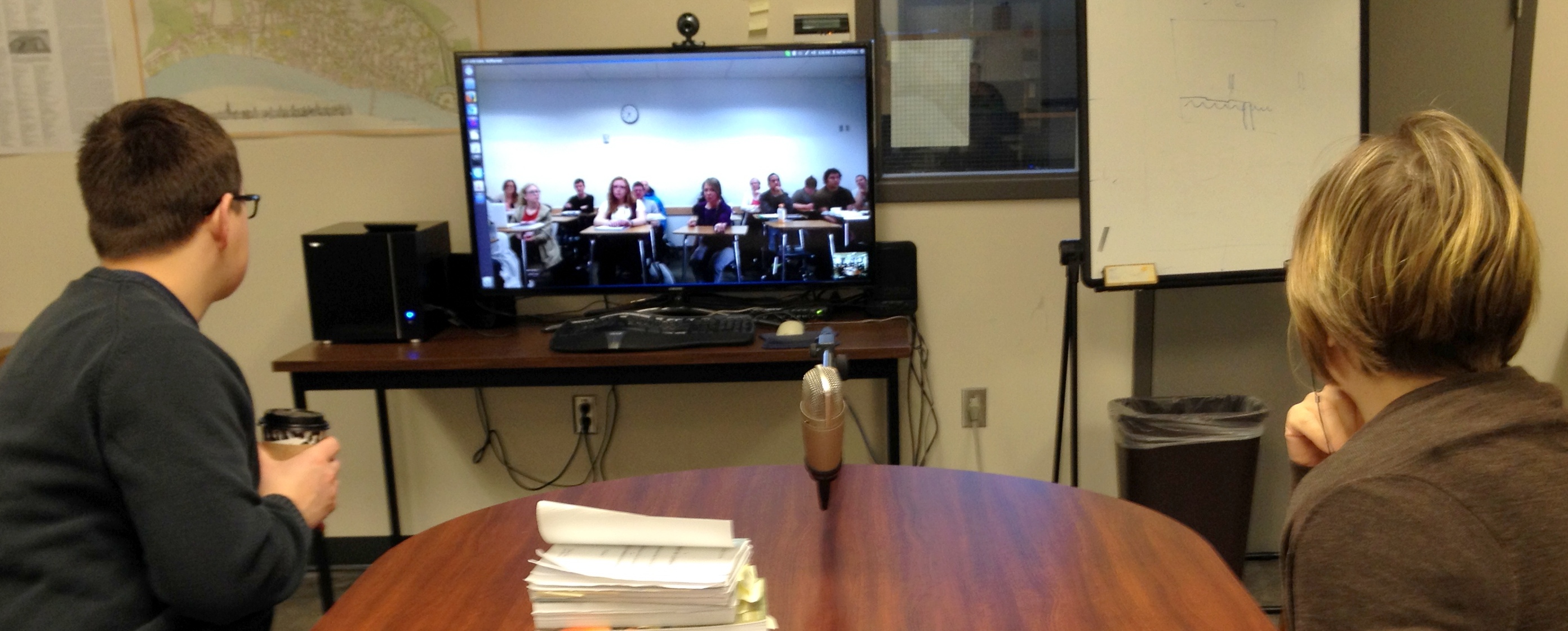 MoEML team members meet Kate McPherson’s UVU class via Skype